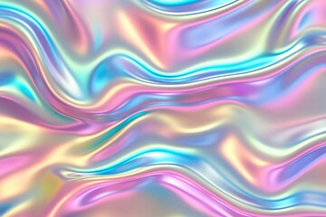 Fototapeta premium Holographic Iridescent Abstract Background Texture