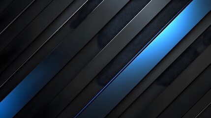 Fototapeta premium abstract blue and black are light pattern with the gradient is the with floor wall metal texture soft tech diagonal background black dark clean modern.