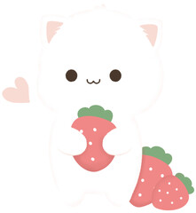 Cat (meow) and berry bliss