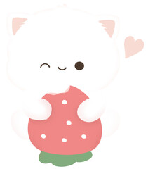 Cat (meow) and berry bliss