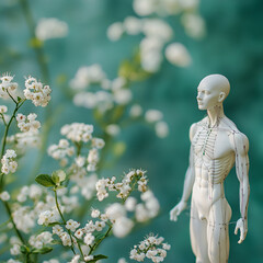 Traditional Medicine Meets Nature, Blend of Nature and Traditional Healing, Acupuncture and Nature in Harmony