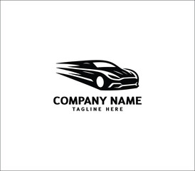 Vector car speed logo design. Speed racing car logo. Automotive logo. Fast car logo. Sports car logo