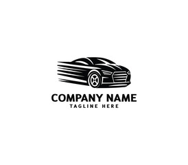 Fototapeta premium Vector car speed logo design. Speed racing car logo. Automotive logo. Fast car logo. Sports car logo