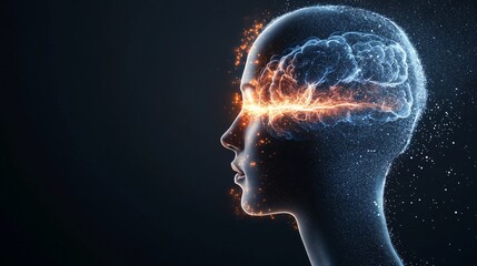Obraz premium Concept of Internal Split Self Representation
