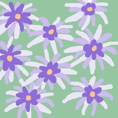 design purple floral background