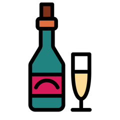 Champagne Icon