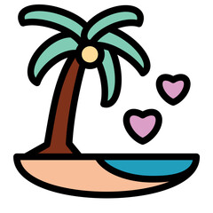 Obraz premium Beach Icon