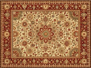 Naklejka premium Vibrant Area Rug in Unique Design and Colorful Pattern Perfect for Home Decor and Interior Style