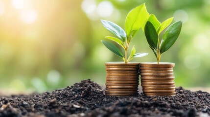 Clean Digital Interface with Natural Elements and Contrast