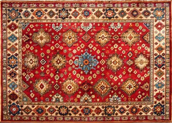 Vibrant Turkish Knotted Rugs in Rich Colors Adding Warmth and Style to Any Home Interior Design Space