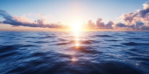 Obraz premium Cheerful sunshine rising bright, filling the world with warmth and joy, illuminating every corner of life.