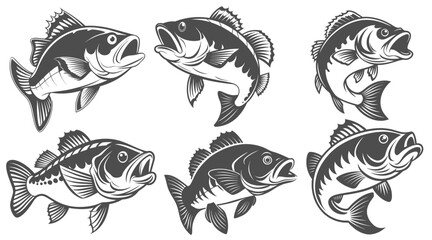 Fish Vector art and illustration, Fish icon and Fish Design
