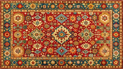 Fototapeta premium Modern Vibrant Rugs in [Color] for Stylish Home Decor and Interior Design Inspiration Ideas