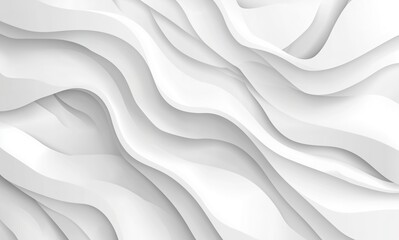Obraz premium Abstract flat design lines in a pattern create an abstract flat design on white plastic, set against a white background for a clean look