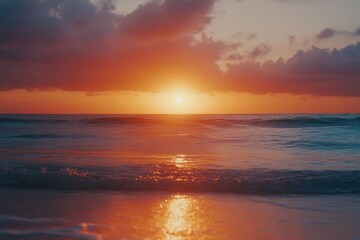 Obraz premium Sunset on beach