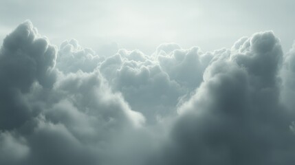Fototapeta premium Soft Focus on Gentle Skies with Subtle Lighting