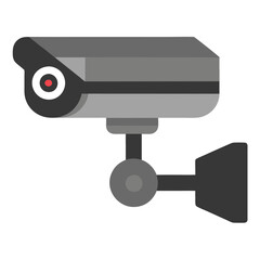 CCTV Camera Vector Illustration.