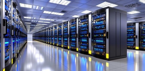 A server farm is a data center environment – a computer center is a server farm