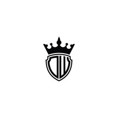 DW monogram logo design letter text name symbol monochrome logotype alphabet character simple logo