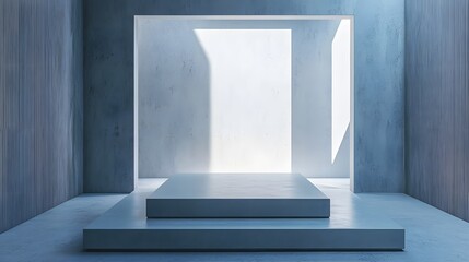 Fototapeta premium Futuristic podium for product display