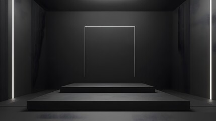 Fototapeta premium Futuristic podium for product display