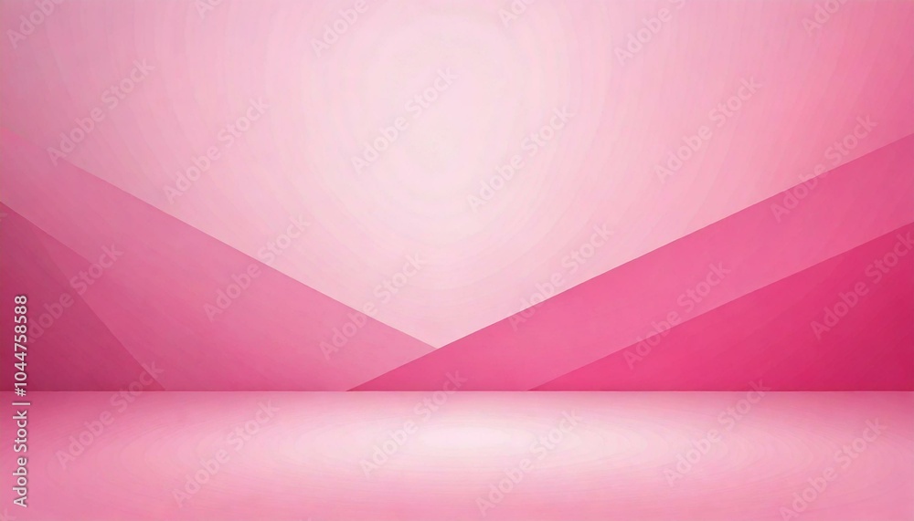 Wall mural pink background with hearts