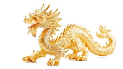 Obraz premium The Chinese dragon on a transparent or white background