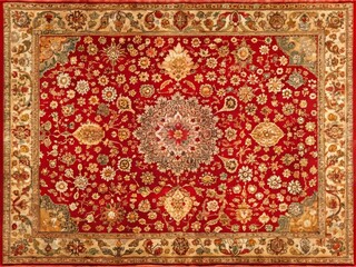 Fototapeta premium Vibrant Persian Rugs in Beautiful Colors Showcasing Intricate Patterns for Home Decor and Design