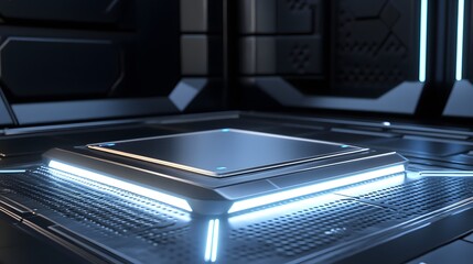 Obraz premium Futuristic podium for product display