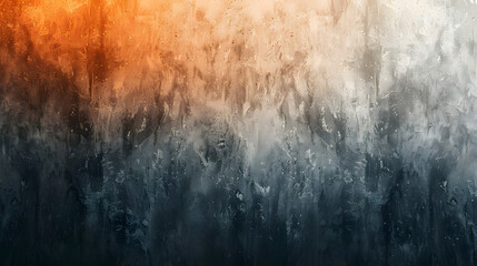 Obraz premium Abstract color gradient film grain texture background, gradient texture for web banner and hot sale, blurred orange gray white free forms on black, noise texture effect
