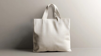 Cotton tote bag mockup for branding logo design and advertising purposes
