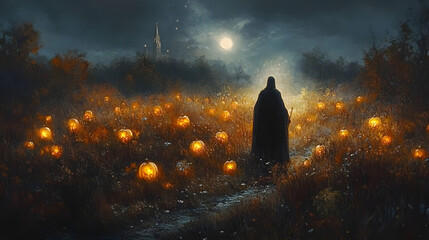 A collection of art pieces inspired by the themes of All Saints Day and spirituality.