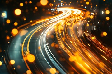 abstract night acceleration speed motion