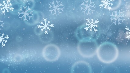 Abstract snowflake background, in christmas holiday illustration Wallpaper