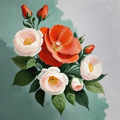 Blooming Beauty: A Watercolor Floral Collection