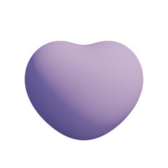 3d icon, 3d illustration, cute heart, glittertexture material, rose purple color,  transparent background, y2k, playful and fun-loving design