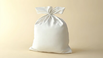Blank White Drawstring Bag Mockup 