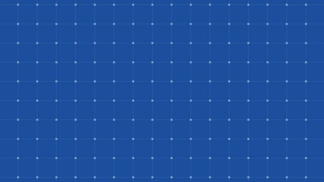 Animation loop of a blueprint grid scrolling vertically (slow,flat)