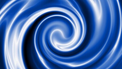 Abstract Blue and White Swirling Vortex