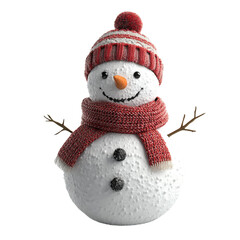 Cute Snowman with Red Hat and Scarf
赤い帽子とマフラーのかわいい雪だるま