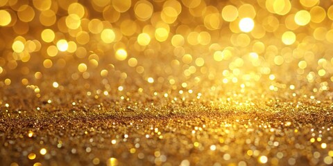 shiny gold glittering background with soft selective focus