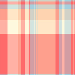 Usa texture vector tartan, track plaid seamless background. Doodle pattern check fabric textile in red and light colors.