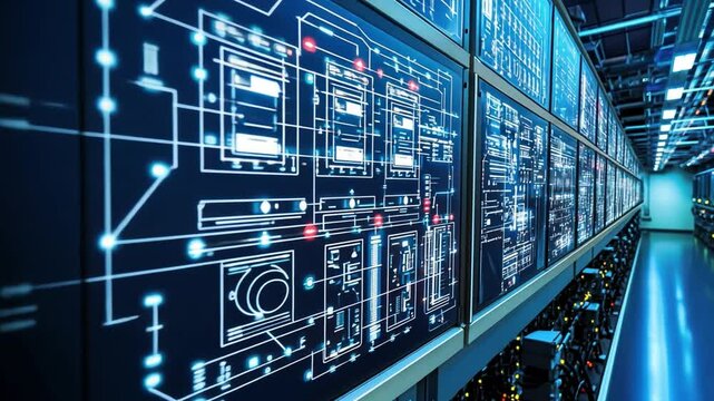 Telecommunications system control with a focus on project management
