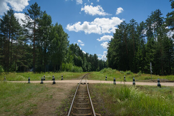 A narrow gauge railway.