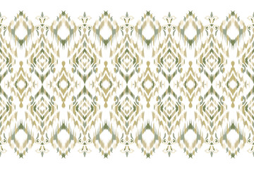 Geometric ethnic flower pattern for background,fabric,wrapping,clothing,wallpaper,Batik,carpet,embroidery style.