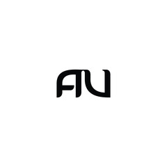 AV monogram logo design letter text name symbol monochrome logotype alphabet character simple logo