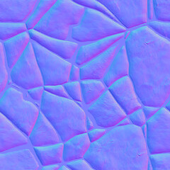 Seamless stone wall, road normal map © Mat Karmon