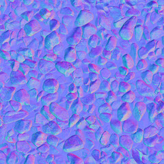 Seamless stones normal map