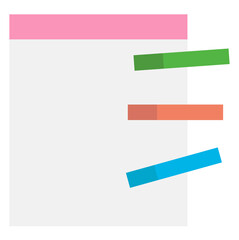 Obraz premium Paper Stick Post note,paper frame,note paper 