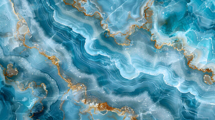 Fototapeta premium Italian Marble Stone Aqua blue Color Marble Texture Ceramic Tiles Design